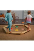 Galery Wood Montessori Ahşap Denge Kirişi 6 Sopa 6 Taş - 2