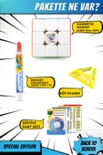 Galery Wood Rocket 3x3 Profesyonel Manyetik Mıknatıslı Rubik Küp Akıl Küpü Zeka Küpü Speedcube Eğitici - 2