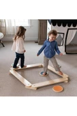 Galery Wood Montessori Ahşap Denge Kirişi (4 SOPA 4 TAŞ) - 1