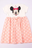 KIZ ÇOCUK ELBİSE KARAKTER BASKILI PUANTİYELİ A79 thumbnail 5