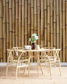 3 Boyutlu Bambu Temalı Duvar Kağıdı - 5