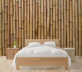 3 Boyutlu Bambu Temalı Duvar Kağıdı - 2