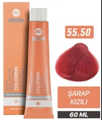Colorinn Professional Tüp Saç Boyası 55.50 Şarap Kızılı 60 ml - 1