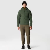 M BELLEVIEW STRETCH DOWN HOODIE Haki Haki XXL - 2