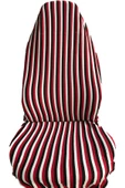 ucuzdukkan28 Suzukı Swıft Zebra Oto Koltuk Kılıfı Siyah-Beyaz-Kırmızı - 1