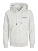 JJALVIS SWEAT ZIP HOOD White White M - 1