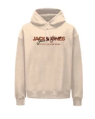 JJALVIS SWEAT HOOD CREAM CREAM L - 1
