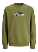 JCOMOUNTAIN LOGO SWEAT CREW NECK Cypress Cypress M - 1