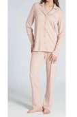 Pijadore Kadın Boydan Düğmeli Pijama Takım 1706 - 3