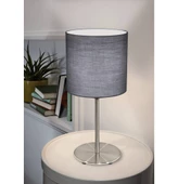 Eglo 31596 İç Mekan Pasterı Mat Nikel Renk Dökme Çelik Masa Lambası Ip20 E27 Max: 1X60W Çap: 18 Cm - 2