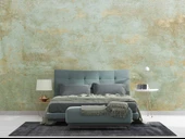 Eskitme Yeşil Duvar Temalı Duvar Kağıdı thumbnail 2