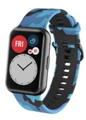 Huawei Watch Fit Desenli Silikon Kordon - 4