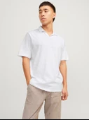 JJESUMMER LINEN POLO SS LN White White XL - 1