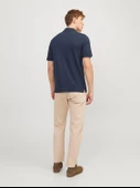 JJESUMMER LINEN POLO SS LN Navy Navy M - 5