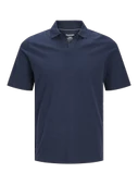 JJESUMMER LINEN POLO SS LN Navy Navy M - 2