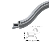 Contacall Pimapen Pvc Kapı Pencere Değişim Contası PVC Fitili 75 Metre Gri thumbnail 3