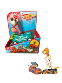 Sürprizlerle Dolu Yarış: Çarpınca Kafaları Fırlayan Hayvan Figürlü Arabalar! - 1