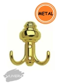 WUVERA Sarıklı Askı Vestiyer Duvar Askısı Mobilya Metal Dolap Elbise Askılığı Gold Askı - 1