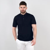 Cepli Petek Desen Likralı Erkek Polo Yaka T-Shirt - 8