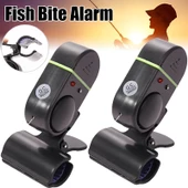 Olta Alarmı 2 Adet  Balık Olta Kamışı Olta Makinesi Alarmı Balık Alarmı İp Misina Alarmı - 3