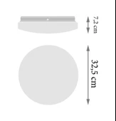 LEDVANCE LED PLAFONYER 24W IP44 SARI IŞIK SENSÖRLÜ - 3