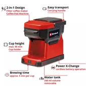 Einhell TE-CF 18 Li-Solo Kablosuz Kahve Makinesi - 3