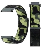 Samsung Active 2 40mm 44mm Huawei Gt2 42mm Uyumlu Kumaş Cırtlı Kamuflaj Kordon Kayış (20mm) - 2