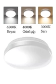 LEDVANCE LED PLAFONYER 18W IP44 SARI IŞIK - 6