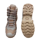 VANEDA 1285 Nubuk Yazlık Kısa Bej  Soğuğa Karşı Koruma Arazi Outdoor Trekking Asker Botu - 4