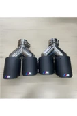 NESS EXHAUST SYSTEMS 90 LIK İTHAL LOGOLU EGZOZ UCU ÇİFTLİ SET - 2