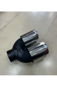Akrapovic AKRAPOVİC 90 LIK KOMPLE KROM EGZOZ UCU EŞİT ÇİFTLİ - 1