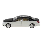 1:24 Ölçek Die-cast Model Metal Araba Süper Sedan Siyah Işıklı - 3