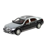 1:24 Ölçek Die-cast Model Metal Araba Süper Sedan Gri Işıklı - 4