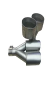 Akrapovic AKRAPOVİÇ 90 LIK İTHAL İÇİ DELİKLİ ÇİFTLİ EGZOZ UCU - 1