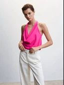 Mango Drape yaka bluz - 1