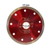 Elmas Testere Beton Tuğla Ahşap Granit Mermer Asfalt Plastik Sulu Kuru Kesme Kesici Disk  115 mm - 3