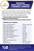 Nutraxin Men's Multi Vitamin Complex 60 Tablet - 2