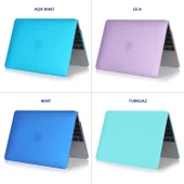 MacBook Air 13 inç Kılıf A1369 A1466 2009-2017 Uyumlu Mat Sert Kapak İnce Hard Shell Koruma - 6