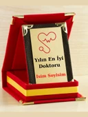Yılın En İyi Doktoru Plaketi - Doktorlar Günü Plaketi ( Mini Plaket ) - 1
