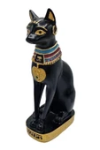 Mısır Kedisi Bastet Heykeli Reçine Büyük 24 cm thumbnail 6