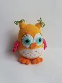 Baykuş Uyku Arkadaşı Amigurumi Organik Oyuncak - 1