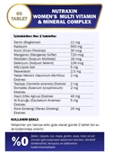 Nutraxin Women's Multivitamin Complex 60 Tablet - 2