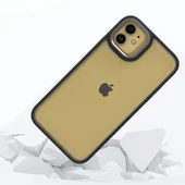 iPhone 11 Kılıf Flora Kamera Çıkıntılı Arkası Şeffaf Köşeleri Parlak Renkli Işlemeli Flora Kapak thumbnail 12