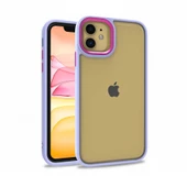 iPhone 11 Kılıf Flora Kamera Çıkıntılı Arkası Şeffaf Köşeleri Parlak Renkli Işlemeli Flora Kapak thumbnail 7