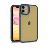 iPhone 11 Kılıf Flora Kamera Çıkıntılı Arkası Şeffaf Köşeleri Parlak Renkli Işlemeli Flora Kapak thumbnail 4