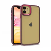 iPhone 11 Kılıf Flora Kamera Çıkıntılı Arkası Şeffaf Köşeleri Parlak Renkli Işlemeli Flora Kapak thumbnail 6