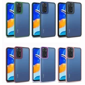 Xiaomi Redmi Note 11 Pro 5G Kılıf Kamera Çıkıntılı Arkası Şeffaf Köşeleri Parlak Renkli Işlemeli Flora Kapak thumbnail 11