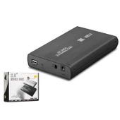 Hadron HDX1753 USB 2.0 SATA 3.5" Metal Kasa Hard-Disk Kutusu - Siyah - 1