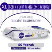 Sleepy XL Lavanta Kokulu Bebek Vücut Temizleme Mendili 50 Yaprak - 1