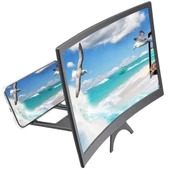 Curved Model Katlanabilir 3d Ekran Büyütücü Amplifikatör Projektör Standı Tüm Akıllı Telefon - 7
